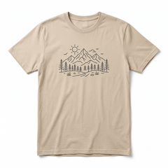 Everyday Beige Minimal T-Shirt