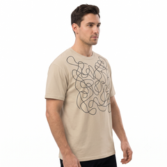 Everyday Beige Minimal T-Shirt