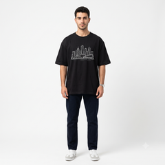 Urban Oversized Black T-Shirt