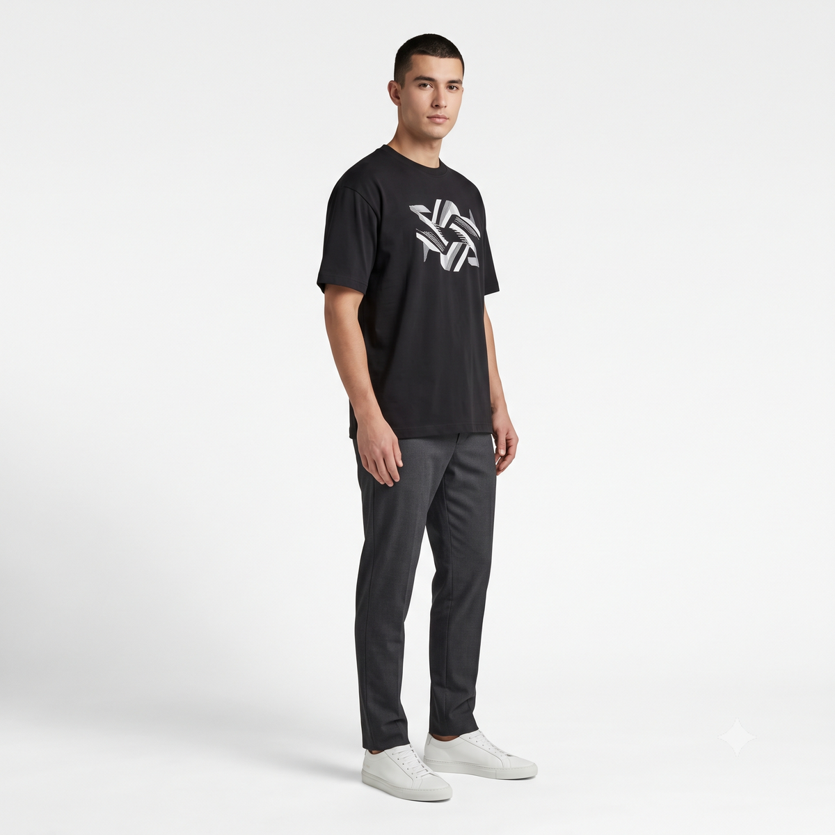 Urban Oversized Black T-Shirt